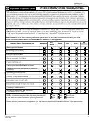 Document preview: VA Form 10-10065 Ethics Consultation Feedback Tool