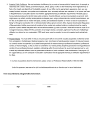 Psychiatric Application - North Carolina, Page 4