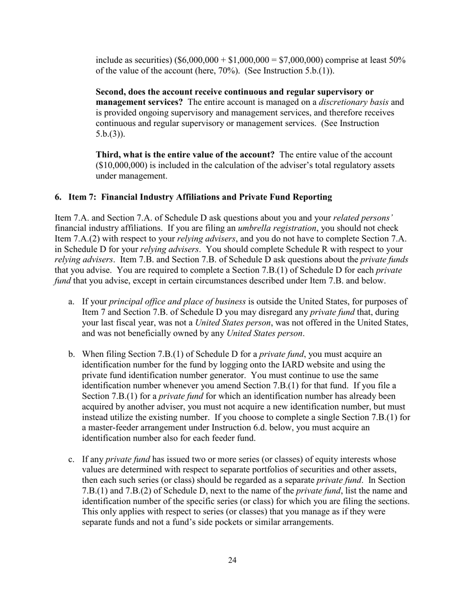 Download Instructions for SEC Form 1707, ADV Uniform Application for