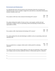 Investment Adviser Representative Continuing Education (Ce) Course Provider Application, Page 8