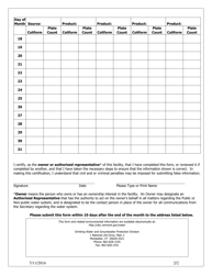 Vermont Monthly Bacteriological Results for Bottled Water Facilities - Vermont, Page 2