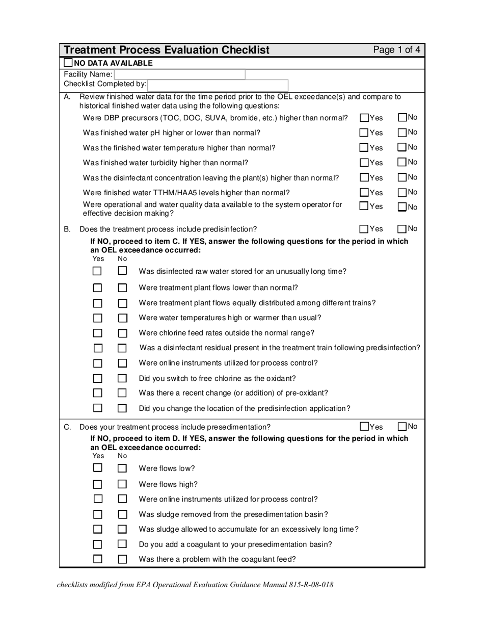 Disinfection Byproducts (Dbp) Operational Evaluation Report - Vermont, Page 4