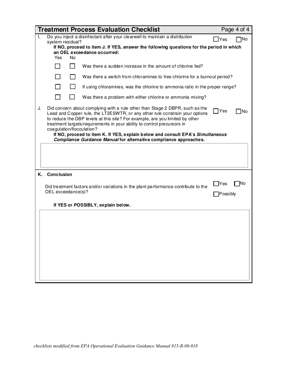 Disinfection Byproducts (Dbp) Operational Evaluation Report - Vermont, Page 7