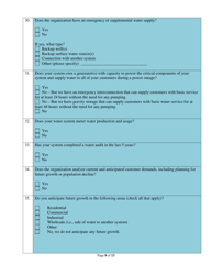 Drinking Water System Capacity Self-evaluation - Vermont, Page 8