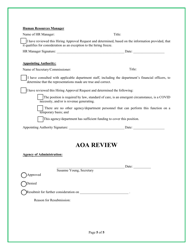 Request for Hiring Approval - Vermont, Page 5