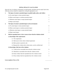 Administrative Penalty Form - Vermont, Page 2
