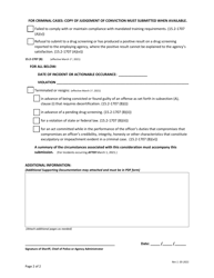 Form DC-1 Notification of Eligibility for Decertification - Virginia, Page 2