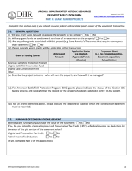 Easement Application Form - Virginia, Page 13
