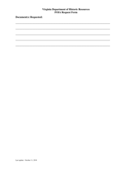 Foia Request Form - Virginia, Page 2
