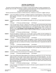 Form A492-0515REG Time-Share Program Registration/Amendment Application - Common Interest Community Board - Virginia, Page 5