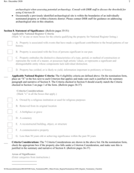Historic Registers: Nomination Checklist - Virginia, Page 7