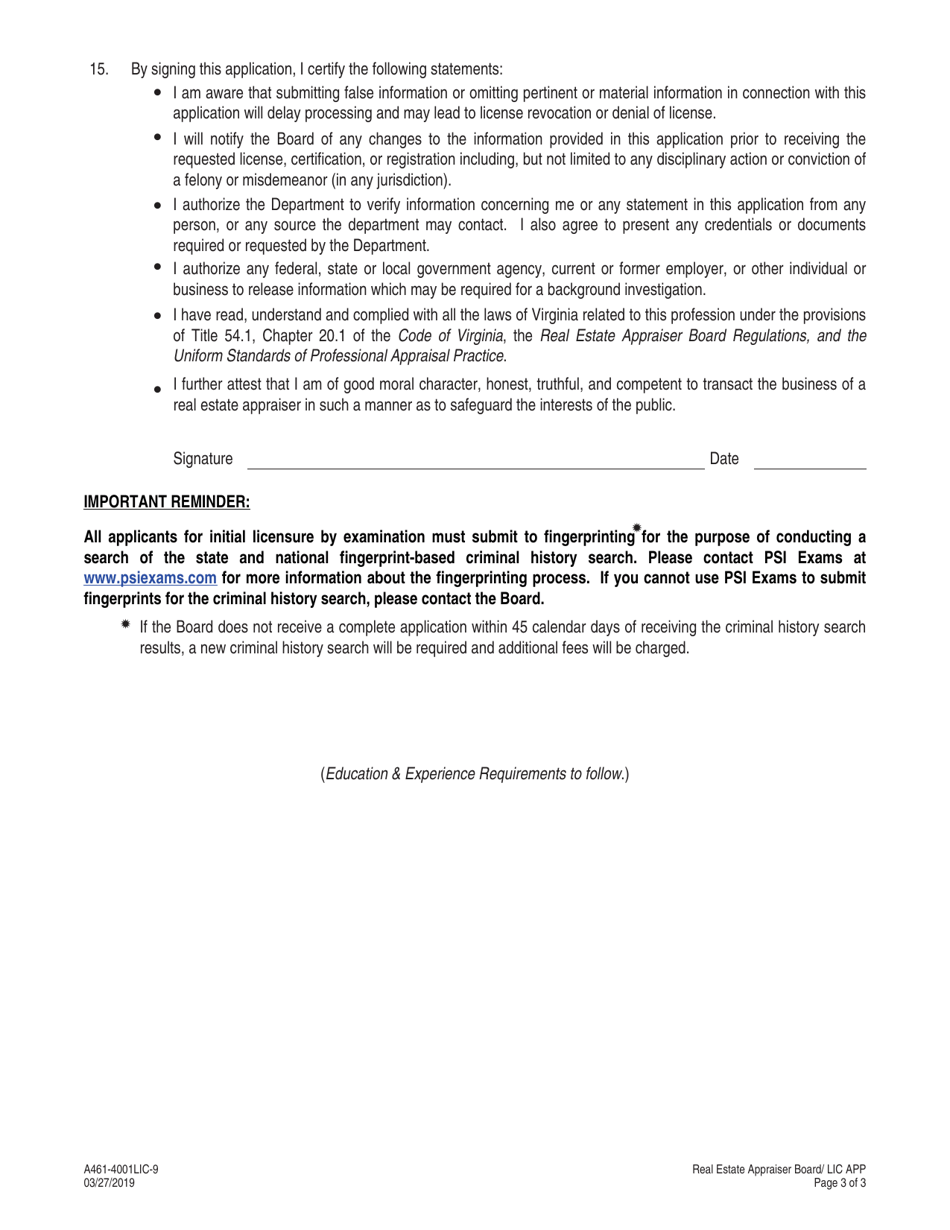 Form A4614001LIC Fill Out, Sign Online and Download Fillable PDF