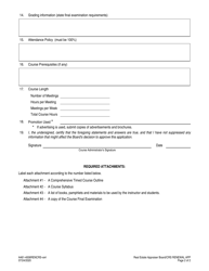 Form A461-4006RENCRS Pre-license Education Course Renewal Application - Virginia, Page 2