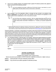 Form A492-0524REG Alternative Purchase Registration Application - Virginia, Page 3