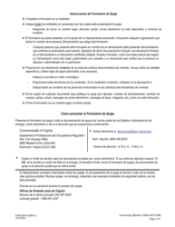 Formulario F493-02FH-COMP Formulario De Queja De Discriminacion De Vivienda De Virginia - Virginia (Spanish), Page 2