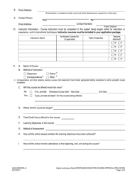 Form A429-29CECRS Continuing Education Course Approval Application - Virginia, Page 2