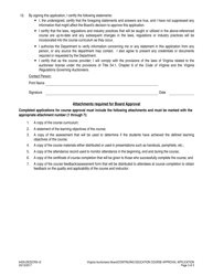 Form A429-29CECRS Continuing Education Course Approval Application - Virginia, Page 3
