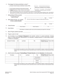 Form A506-3331LCRS Lead Training Course Accreditation Application - Virginia, Page 2