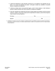Form A506-3334BR Asbestos Analytical Laboratory - Branch Office Application - Virginia, Page 3