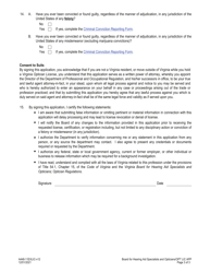 Form A448-11EXLIC Opticians Examination &amp; License Application - Virginia, Page 3