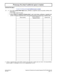 Form A406-4201REG Athlete Agent Registration Application - Virginia, Page 7