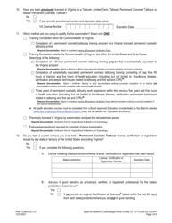 Form A450-1236EXLIC Permanent Cosmetic Tattooer Examination &amp; License Application - Virginia, Page 2