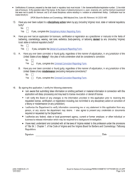 Form A450-1236EXLIC Permanent Cosmetic Tattooer Examination &amp; License Application - Virginia, Page 3