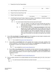Form A462-4901RENREI Cemetery Company Renewal/Reinstatement Application - Virginia, Page 5