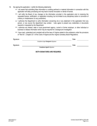 Form A462-49CAD Compliance Agent Designee Application - Virginia, Page 3