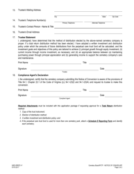 Form A462-49NOC Perpetual Care Trust Fund - Notice of Conversion Form - Virginia, Page 2