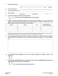 Form A462-49TRAPP Trustee Approval Application - Virginia, Page 2