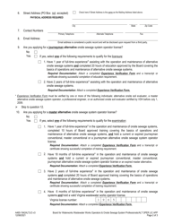 Form A465-1942ALTLIC Alternative Onsite Sewage System Operator - License Application - Virginia, Page 2