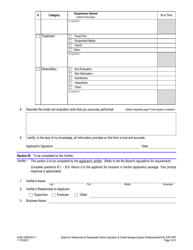 Form A436-1940EXP Onsite Soil Evaluator Experience Verification Form - Virginia, Page 2