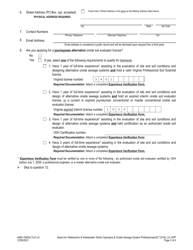 Form A465-1940ALTLIC Alternative Onsite Soil Evaluator - License Application - Virginia, Page 2