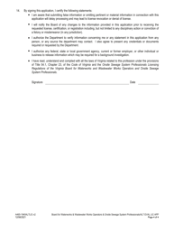 Form A465-1940ALTLIC Alternative Onsite Soil Evaluator - License Application - Virginia, Page 4