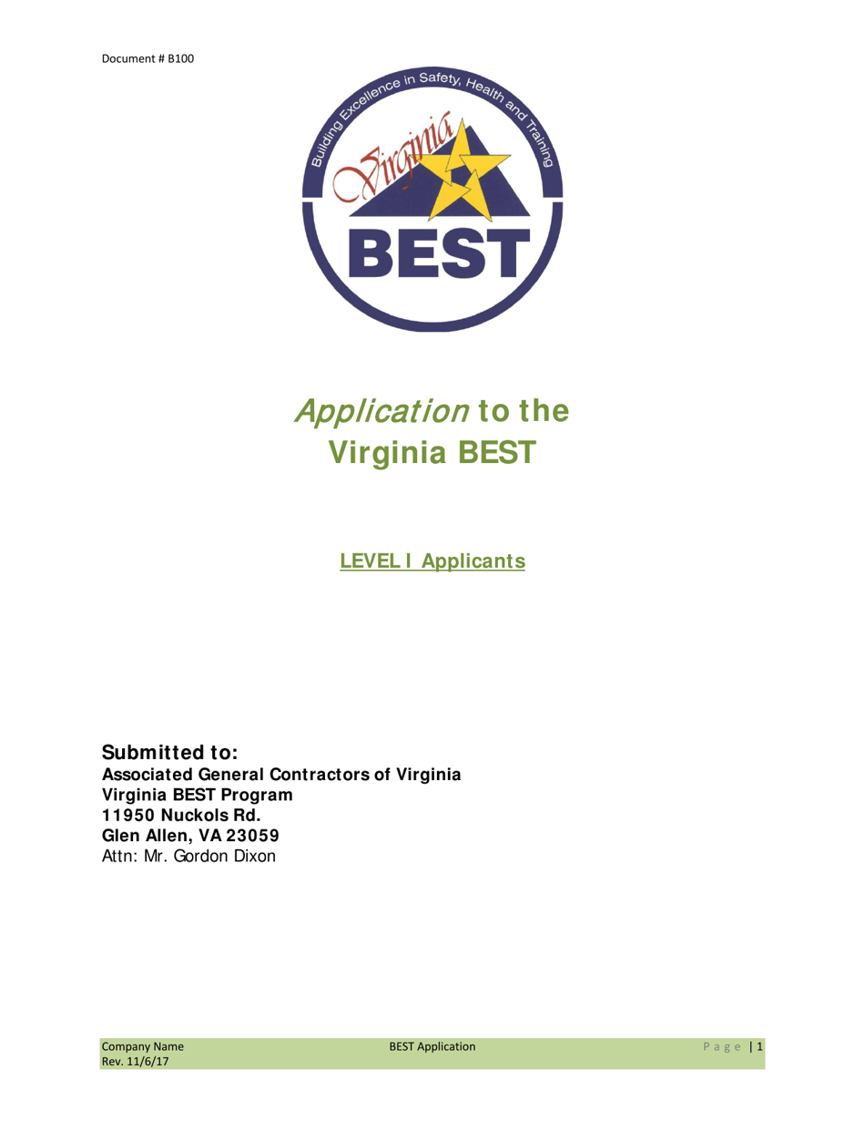 Form B100 - Fill Out, Sign Online and Download Printable PDF, Virginia ...