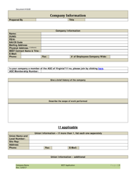 Form B100 Application to the Virginia Best - Virginia, Page 3
