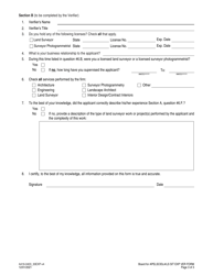 Form A416-0403_30EXP Land Surveyor &amp; Surveyor-In-training Experience Verification Form - Virginia, Page 3