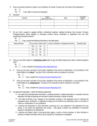 Form A416-04AM Apelscidla - Advisory Member Application - Virginia, Page 2