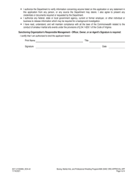 Form A511-4130AMA_SOA Amateur Martial Arts - Sanctioning Organization Approval Application - Virginia, Page 4