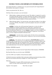 Official Registration Form - Virginia, Page 4