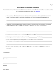 Form 4 Attorney Application for Cle Course Approval - Virginia, Page 2