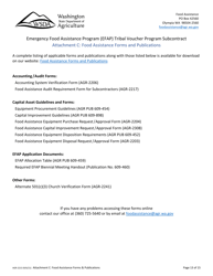 Form AGR-2213 Emergency Food Assistance Program (Efap) Tribal Voucher Program Subcontractor Information - Washington, Page 13