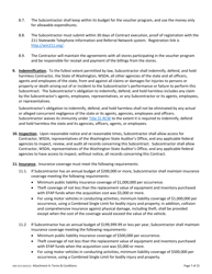 Form AGR-2213 Emergency Food Assistance Program (Efap) Tribal Voucher Program Subcontractor Information - Washington, Page 7