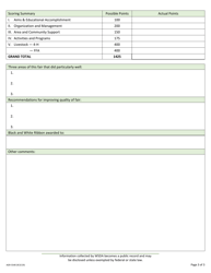 Form AGR-5540 Official Evaluation Report - All Youth Shows - Youth Jr. Livestock - Washington, Page 3