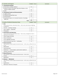 Form AGR-5542 Official Evaluation Report - All Youth Shows - State 4-h, Ffa &amp; Spring Youth - Washington, Page 2