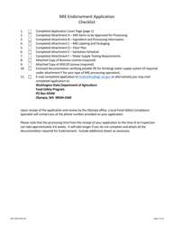 AGR Form 2300 Marijuana-Infused Edible Endorsement Application - Washington, Page 2
