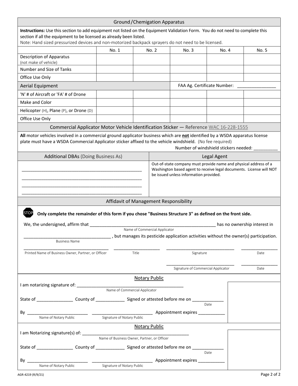 Agr Form 4219 (a) - 2022 - Fill Out, Sign Online And Download Fillable 