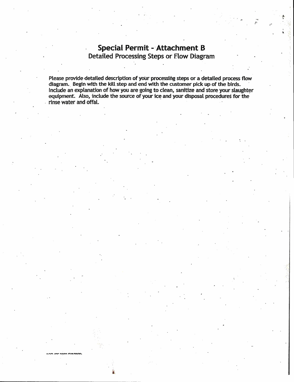 AGR Form 603-3302 Application for Special Poultry Permit: to Slaughter, Prepare and Sell Whole Raw Poultry - Washington, Page 3