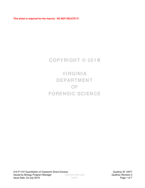 DFS Form 210-F1107  Printable Pdf